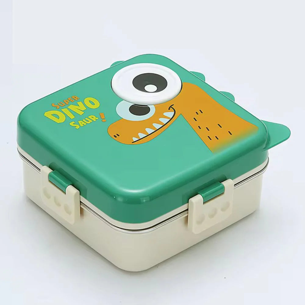 Dinosaur Designed Stainless Steel Individual Seal Lunch Box
