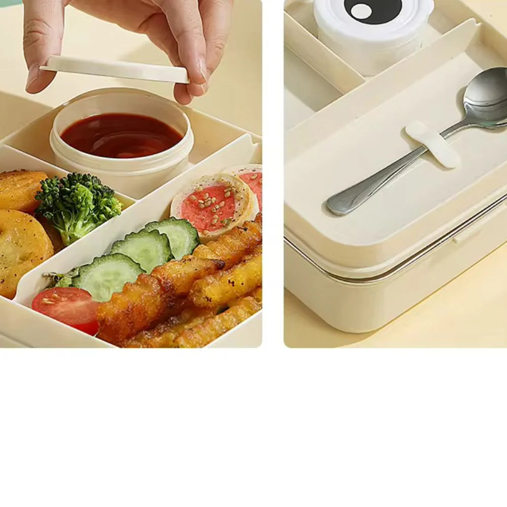 Dinosaur Designed Stainless Steel Individual Seal Lunch Box