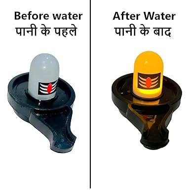 Water Glowing Shivling – Divine Decor for Temples, Ponds & Homes 🪔 (SET OF 6)