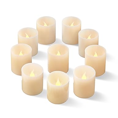 LIGHTING Flameless LED Votives Candles - Battery Operated (pack of 6)