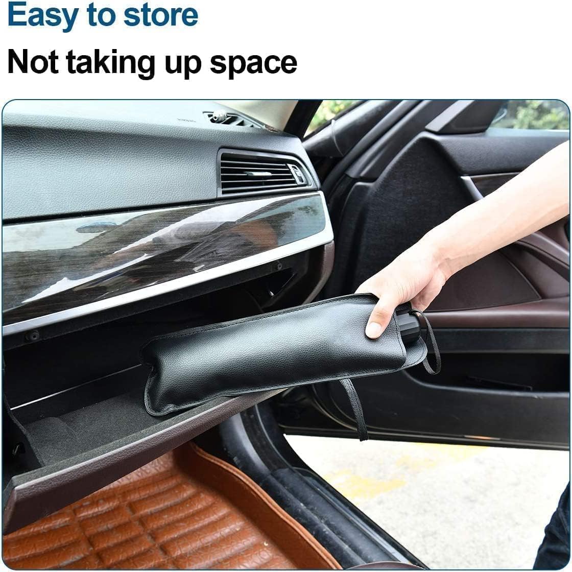 Foldable Car Windshield Sun Shade – Umbrella Design for Full Front Window Coverage, Heat & UV Protection for Most Vehicles