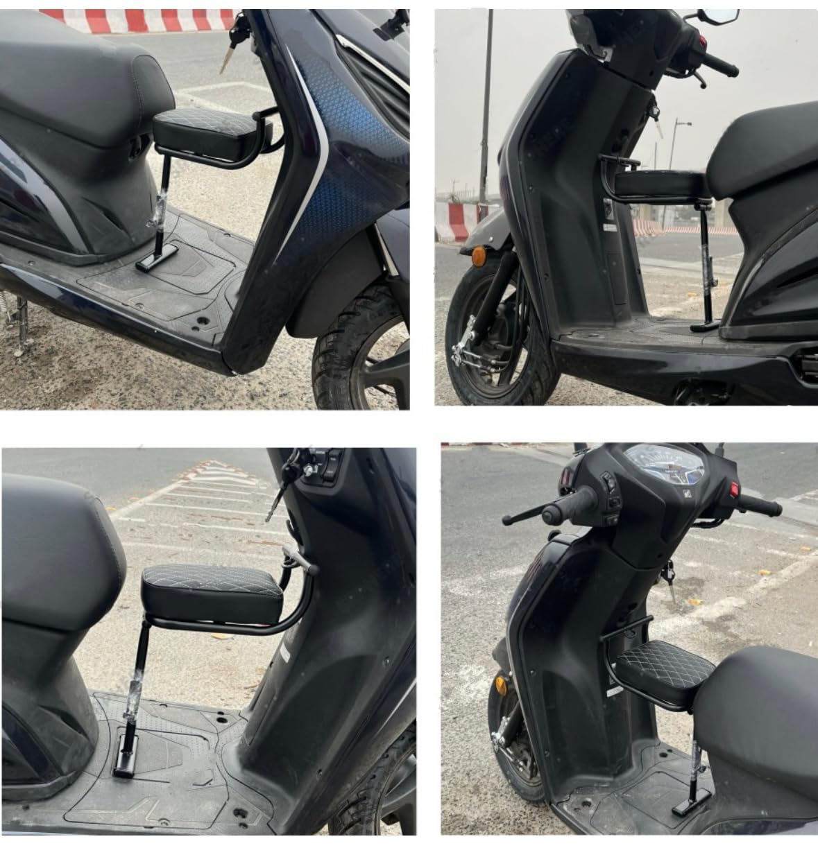 Foldable Front Baby Seat for Scooters – Comfortable Child Seating for Activa, Jupiter, Dio, Access 125, Maestro, Burgman, Duet & More