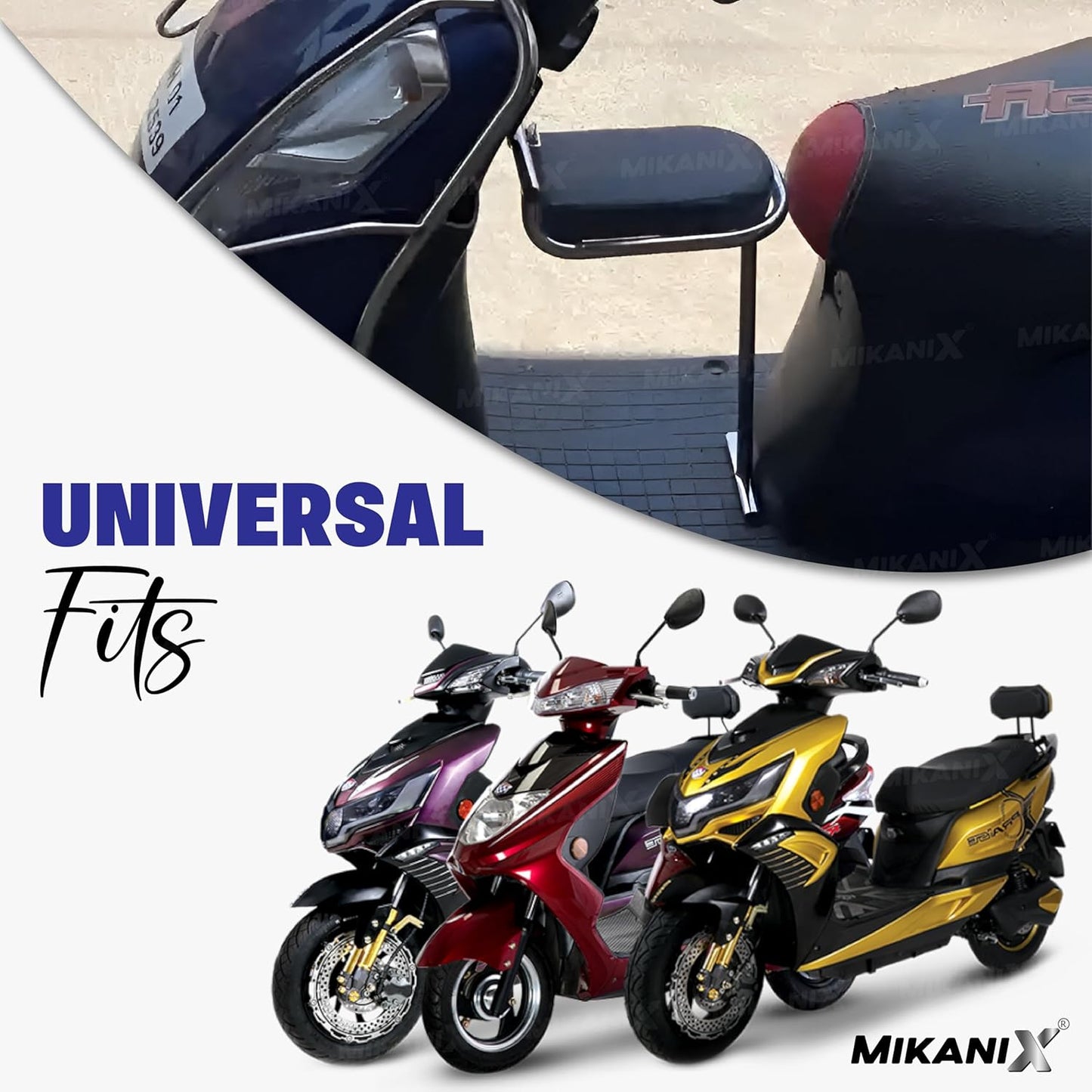 Foldable Front Baby Seat for Scooters – Comfortable Child Seating for Activa, Jupiter, Dio, Access 125, Maestro, Burgman, Duet & More