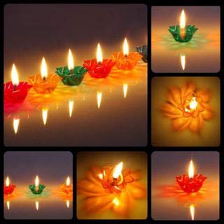 Craft Vatika Diyas for Diwali Decoration  3D Floating (set of 12)