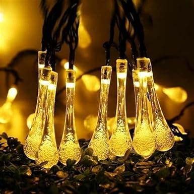 20 LED Waterdrop Shape Lights for Home Decoration