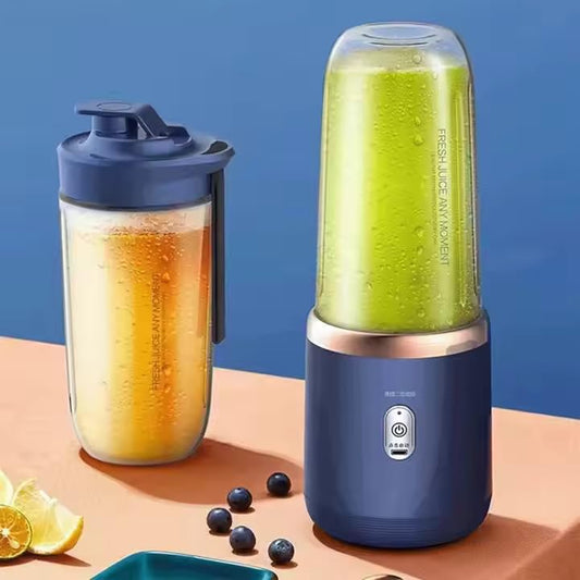 Portable Blender for Smoothies & Juices – 40W Ice-Crushing Power, 1800mAh Rechargeable Battery, Built-In 400ML Jar